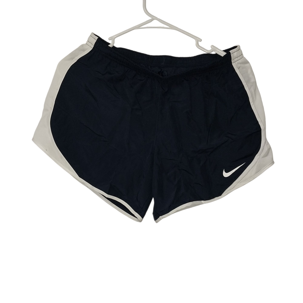 Nike Dark Blue and White Athletic Shorts with Dri-FIT Technology Size Junior XL